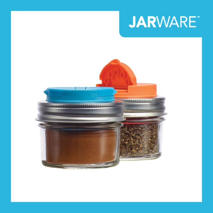 JARWARE 窄口調味料蓋(橘/藍)