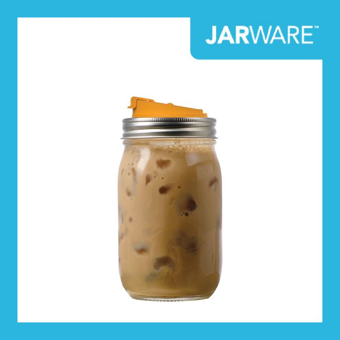 JARWARE 窄口隨行杯蓋(橘) JARWARE 窄口隨行杯蓋(橘)