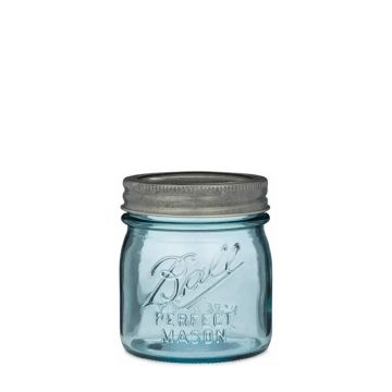Ball 梅森罐 8oz 窄口珍藏水藍