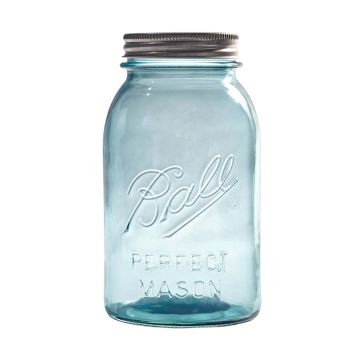 Ball 梅森罐 32oz 窄口珍藏水藍