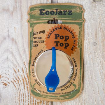 EcoJarz 寬口啵啵蓋(藍)